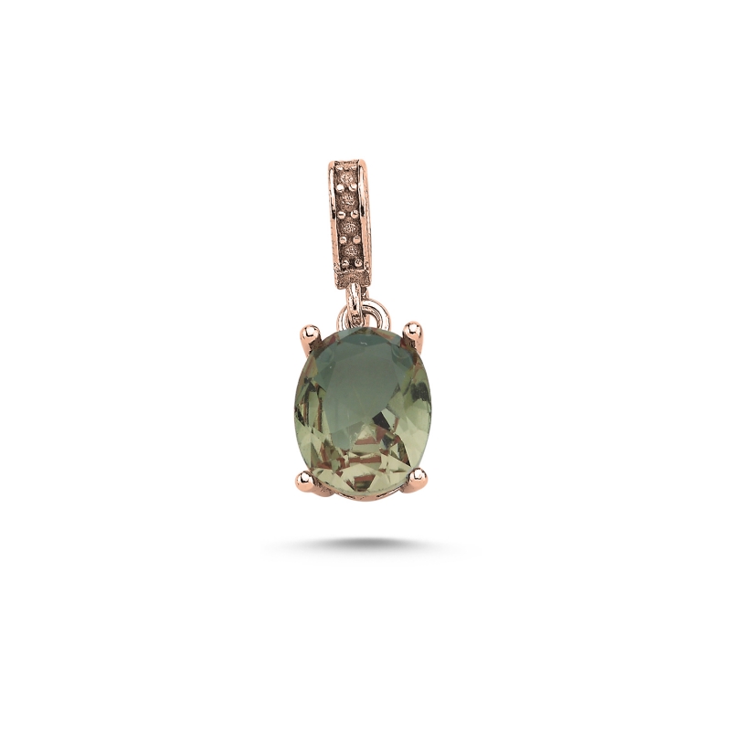 8x10mm%20Oval%20Zultanite%20CZ%20Solitaire%20Pendant-Rose%20Gold%20Plated