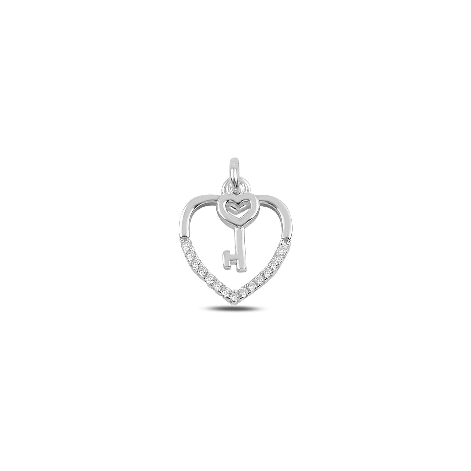 Heart%20&%20Dangle%20Key%20CZ%20Pendant