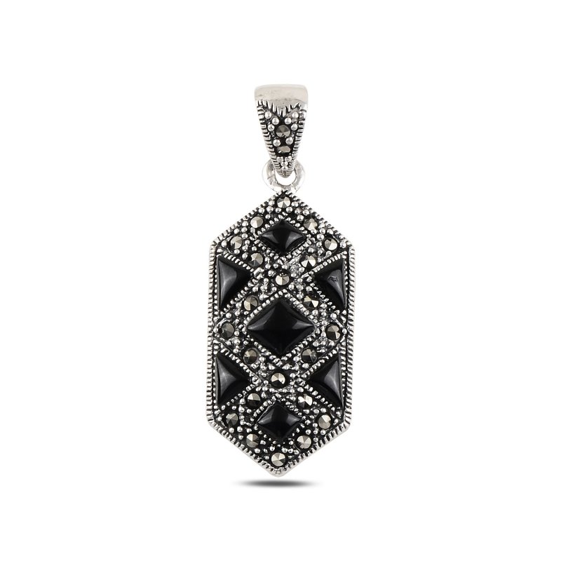 Onyx%20&%20Marcasite%20Pendant