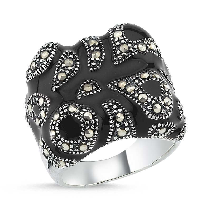 Enamel%20&%20Marcasite%20Ring