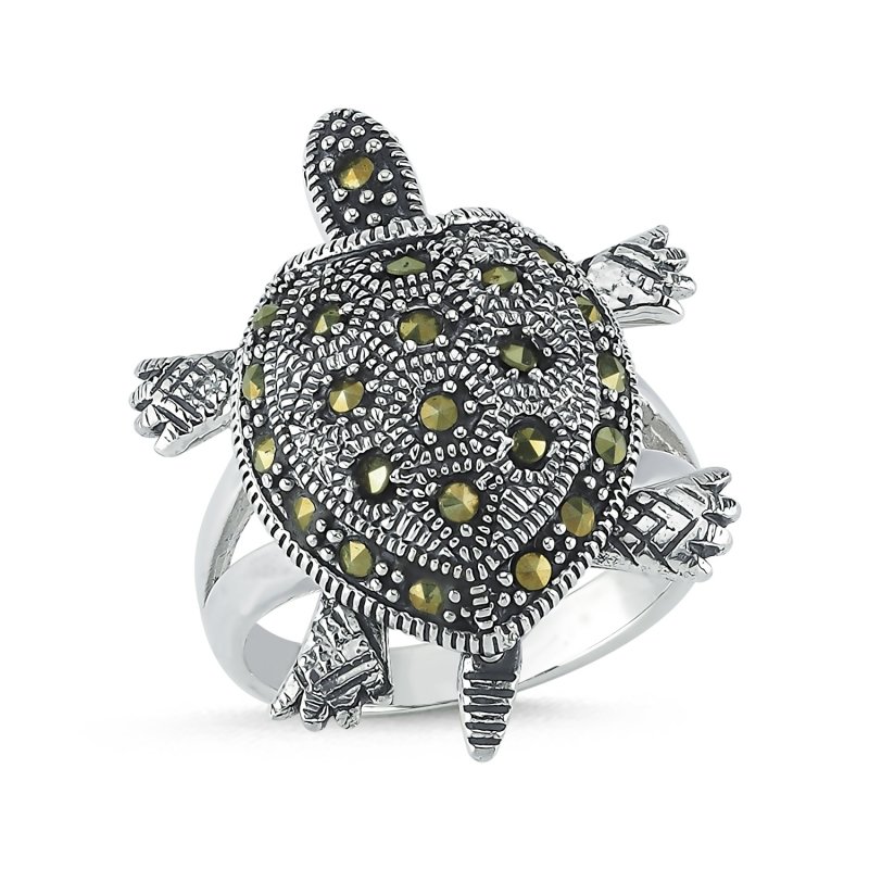 Turtle%20Marcasite%20Ring