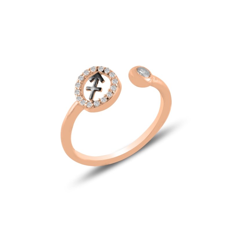 Sagittarius%20Zodiac%20CZ%20Adjustable%20Size%20Ring-Rose%20kaplama