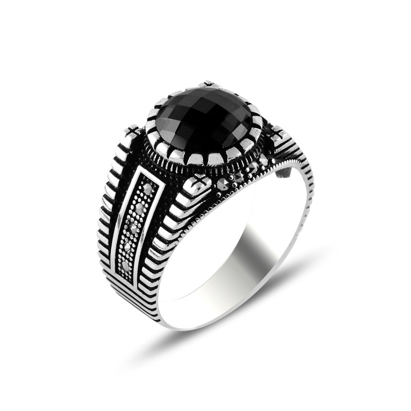 Marcasite%20&%20CZ%20Men’s%20Ring