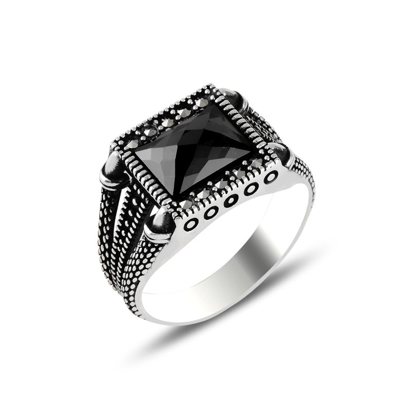 Eagle%20Claw%20Marcasite%20&%20CZ%20Men’s%20Ring