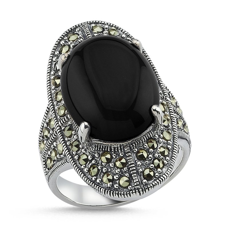 Marcasite%20&%20Onyx%20Ring