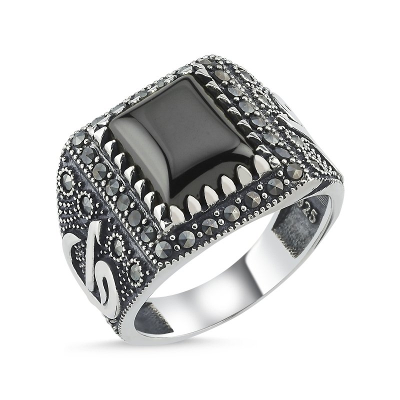 Marcasite%20&%20Onyx%20Alif,%20Waw%20Ring