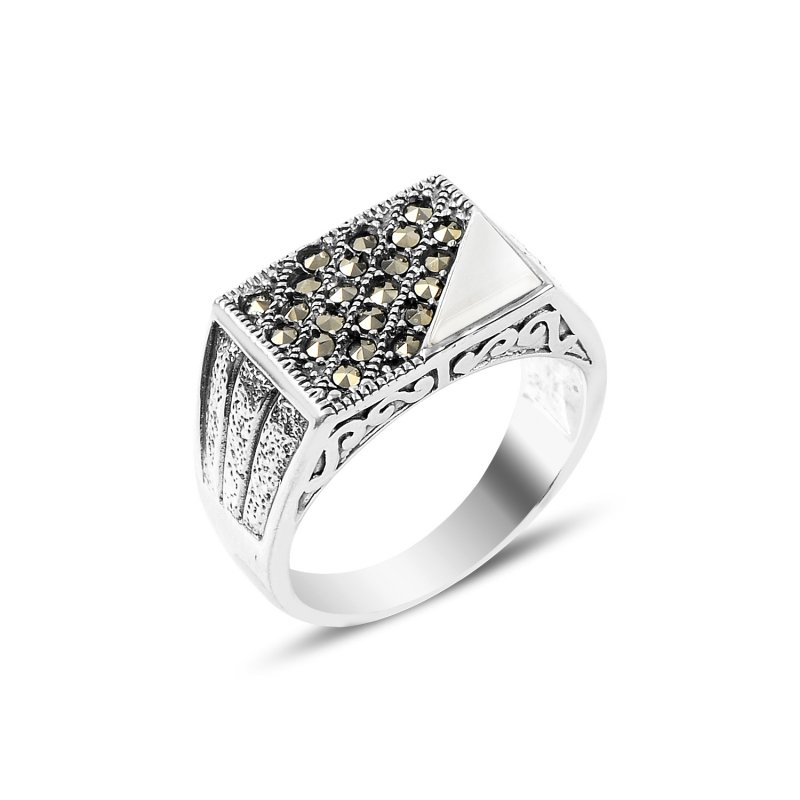 Mother%20of%20Pearl%20&%20Marcasite%20Men’s%20Ring