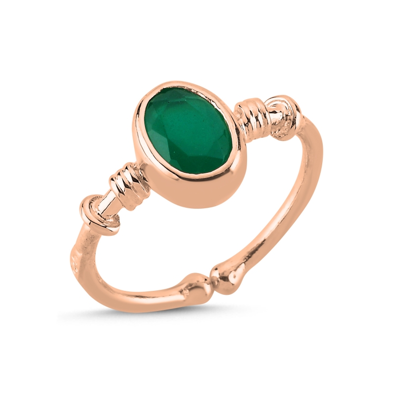 Opaque%20Emerald%20CZ%20Adjustable%20Size%20Ring-Rose%20kaplama