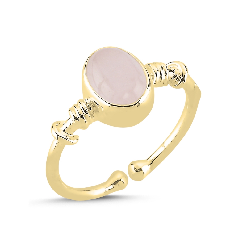 Rose%20Quartz%20Adjustable%20Size%20Ring