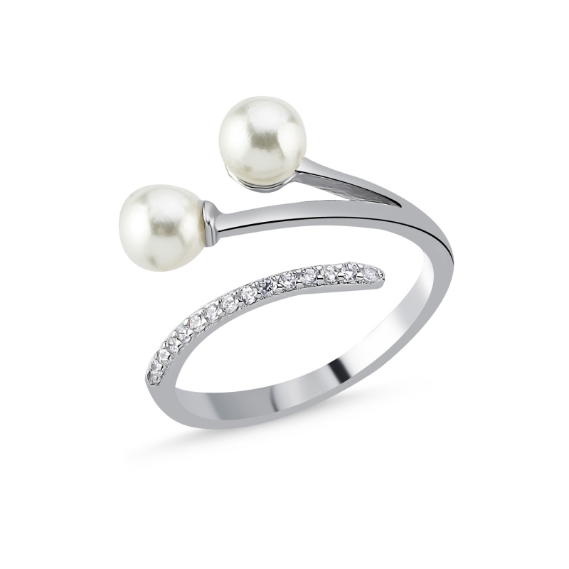 Double%20Pearls%20CZ%20Adjustable%20Ring