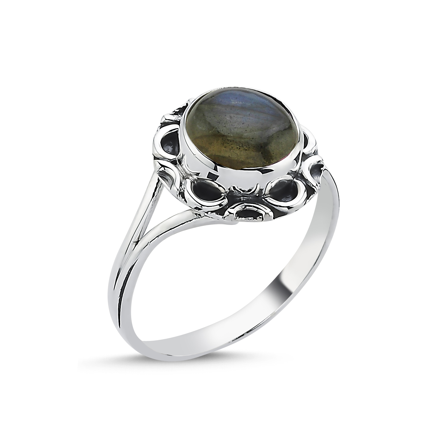 Labradorite%20&%20Ethnic%20Oxidised%20Ring