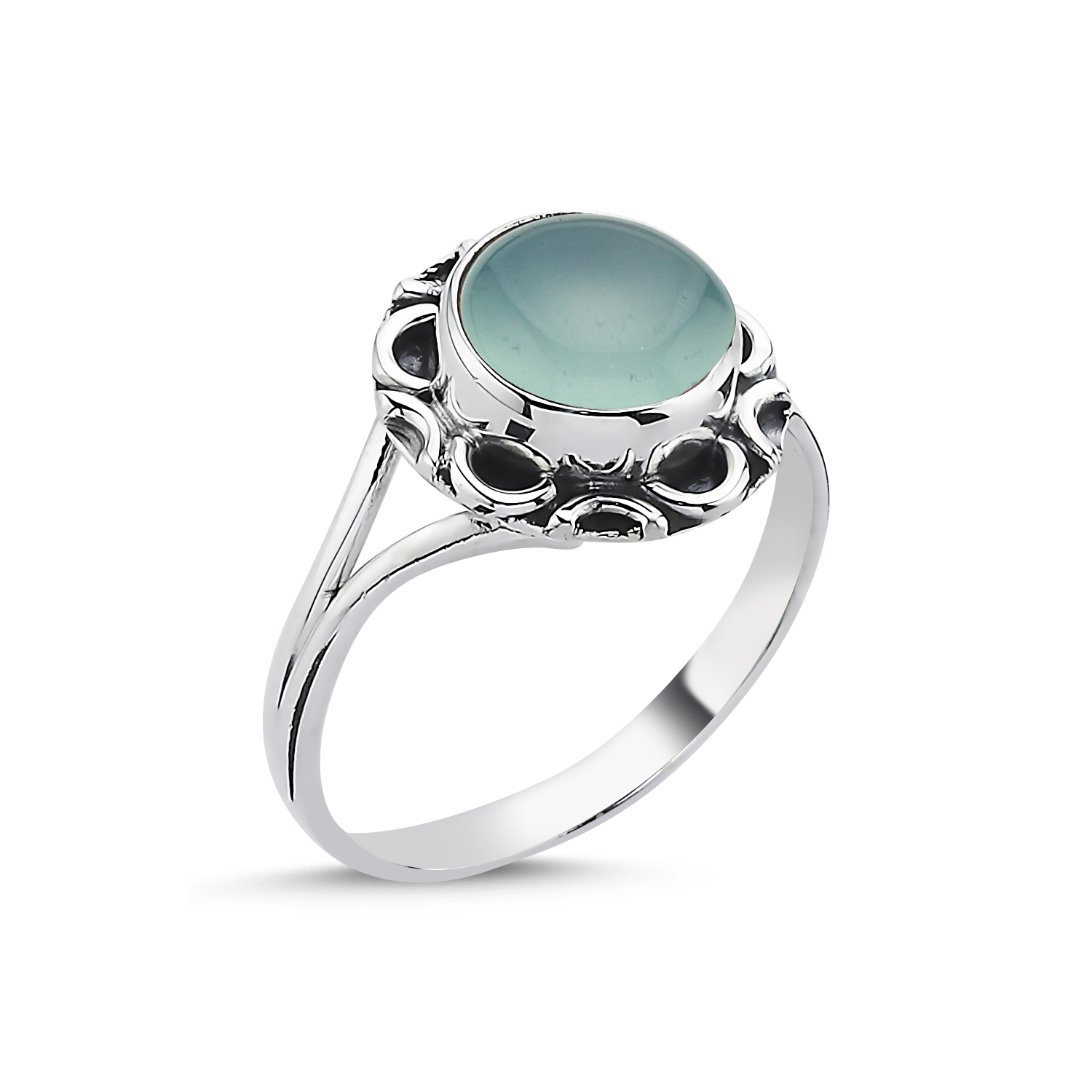 Chalcedony%20&%20Ethnic%20Oxidised%20Ring