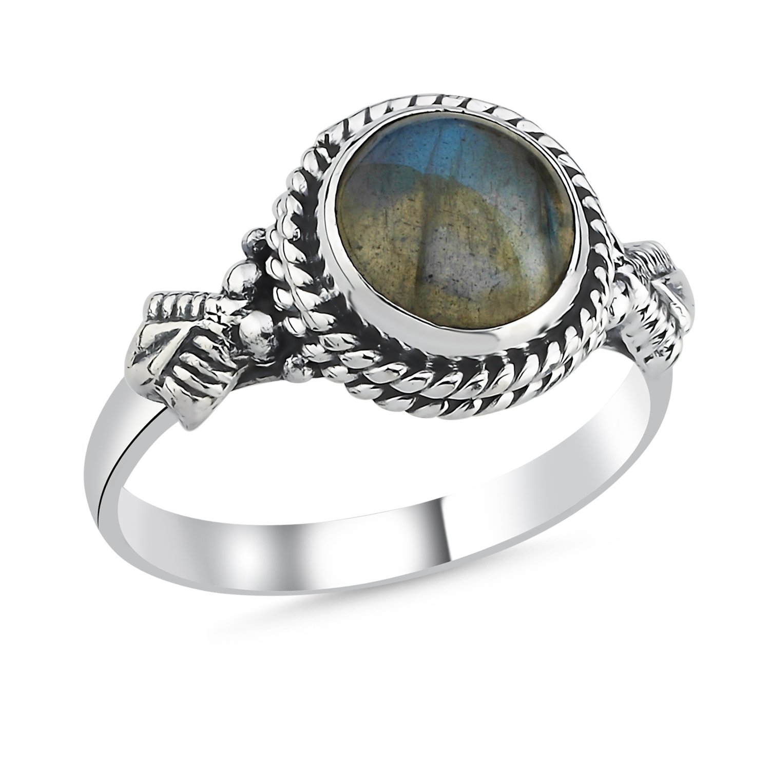 Labradorite%20&%20Ethnic%20Oxidised%20Ring