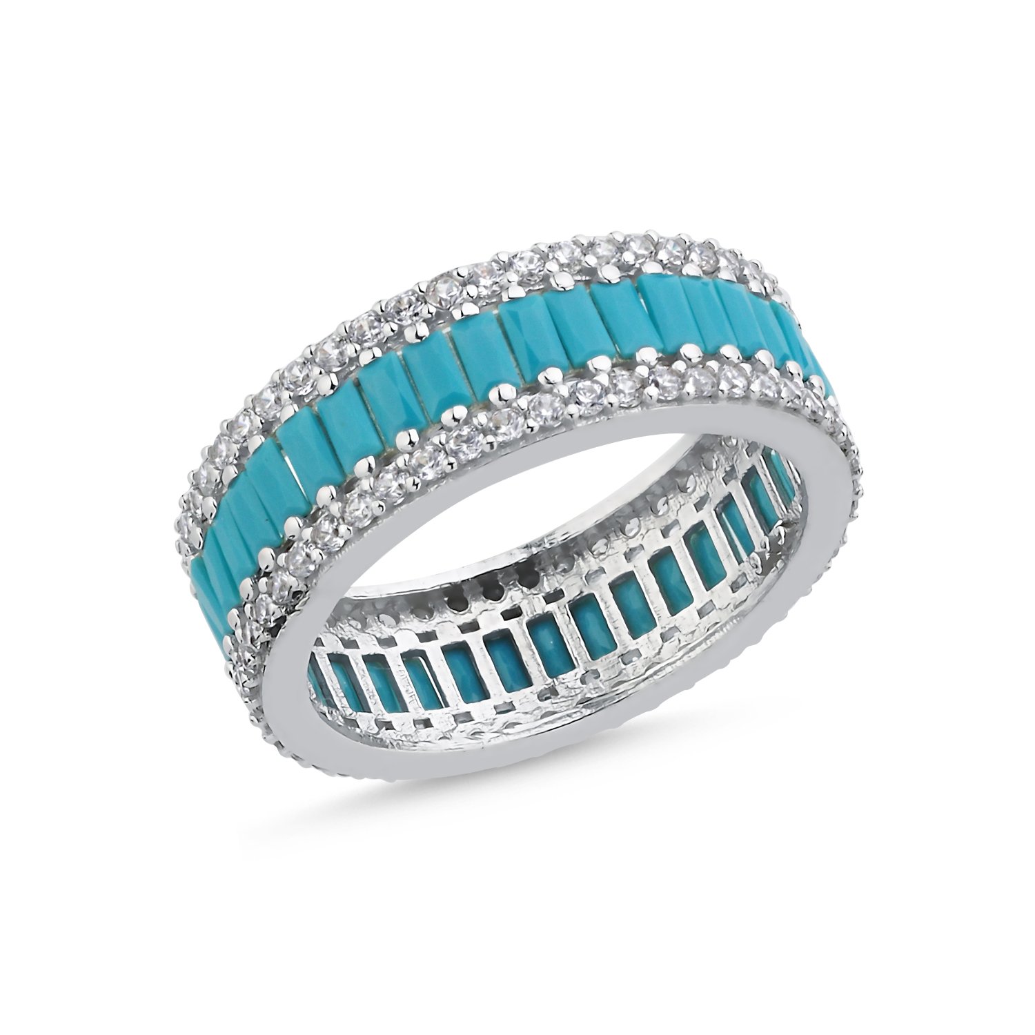 Baguette%20&%20Nano%20Turquoise%20CZ%20Eternity%20Ring