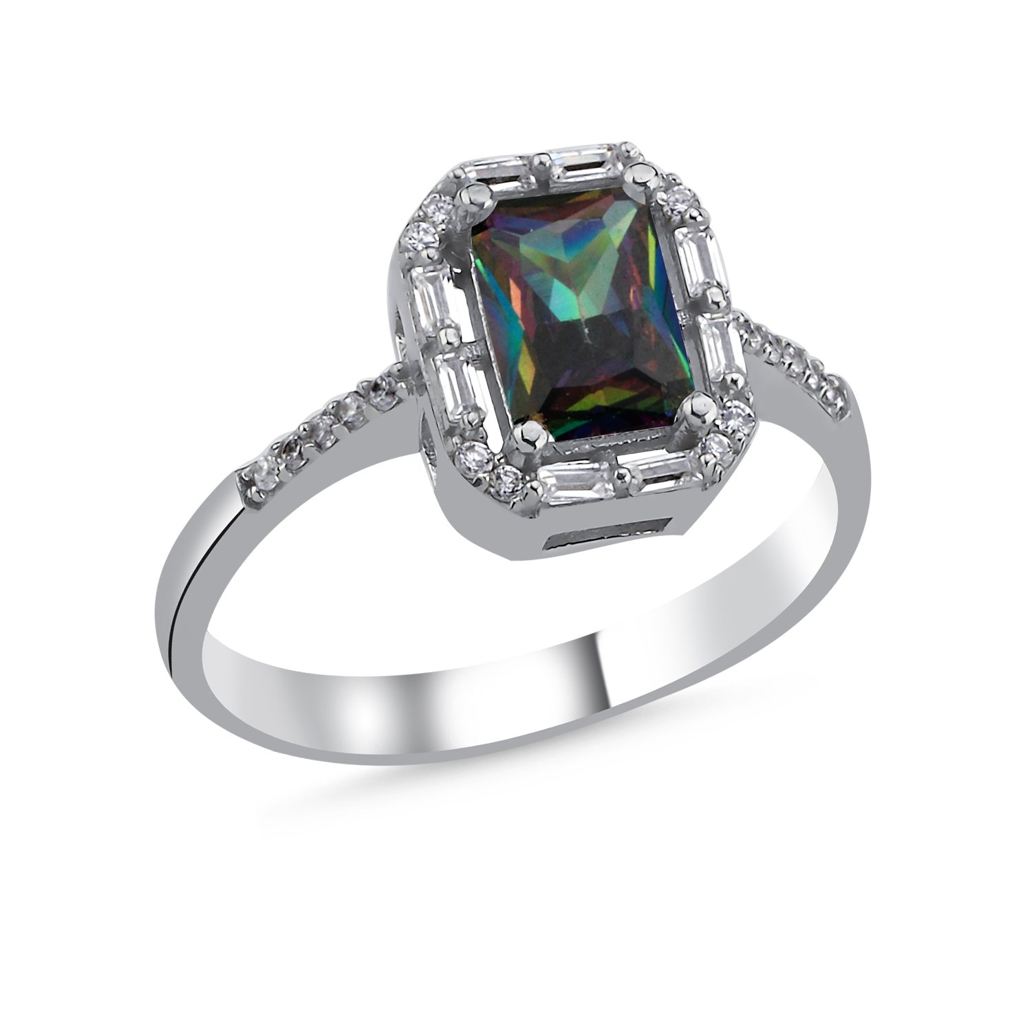 Mystic%20Topaz%20Baguette%20&%20CZ%20Halo%20Solitaire%20Ring