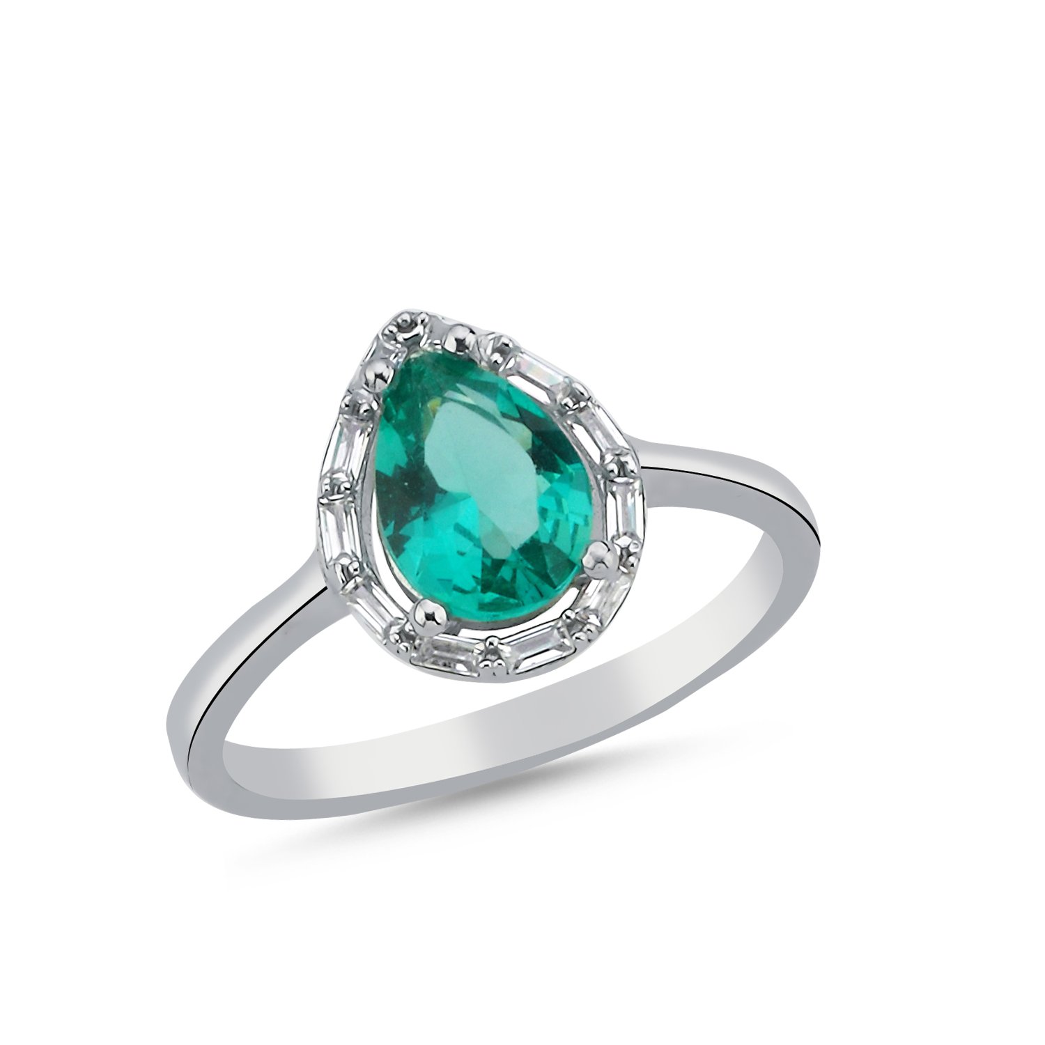 Paraiba%20Teardrop%20Baguette%20CZ%20&%20Halo%20Solitaire%20Ring