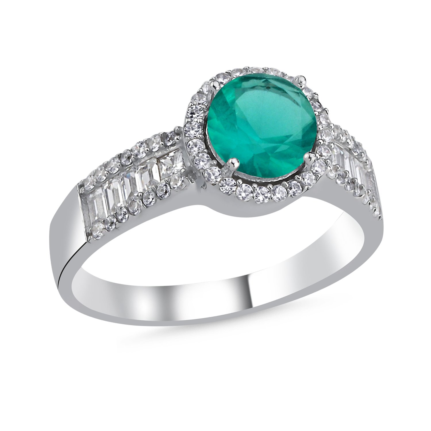 Paraiba%20Baguette%20&%20CZ%20Halo%20Solitaire%20Ring