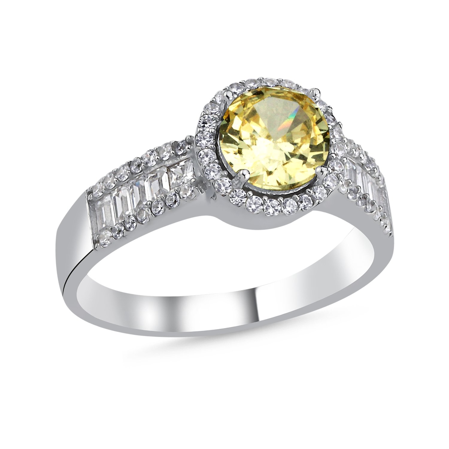 Citrine%20Topaz%20Baguette%20&%20CZ%20Halo%20Solitaire%20Ring