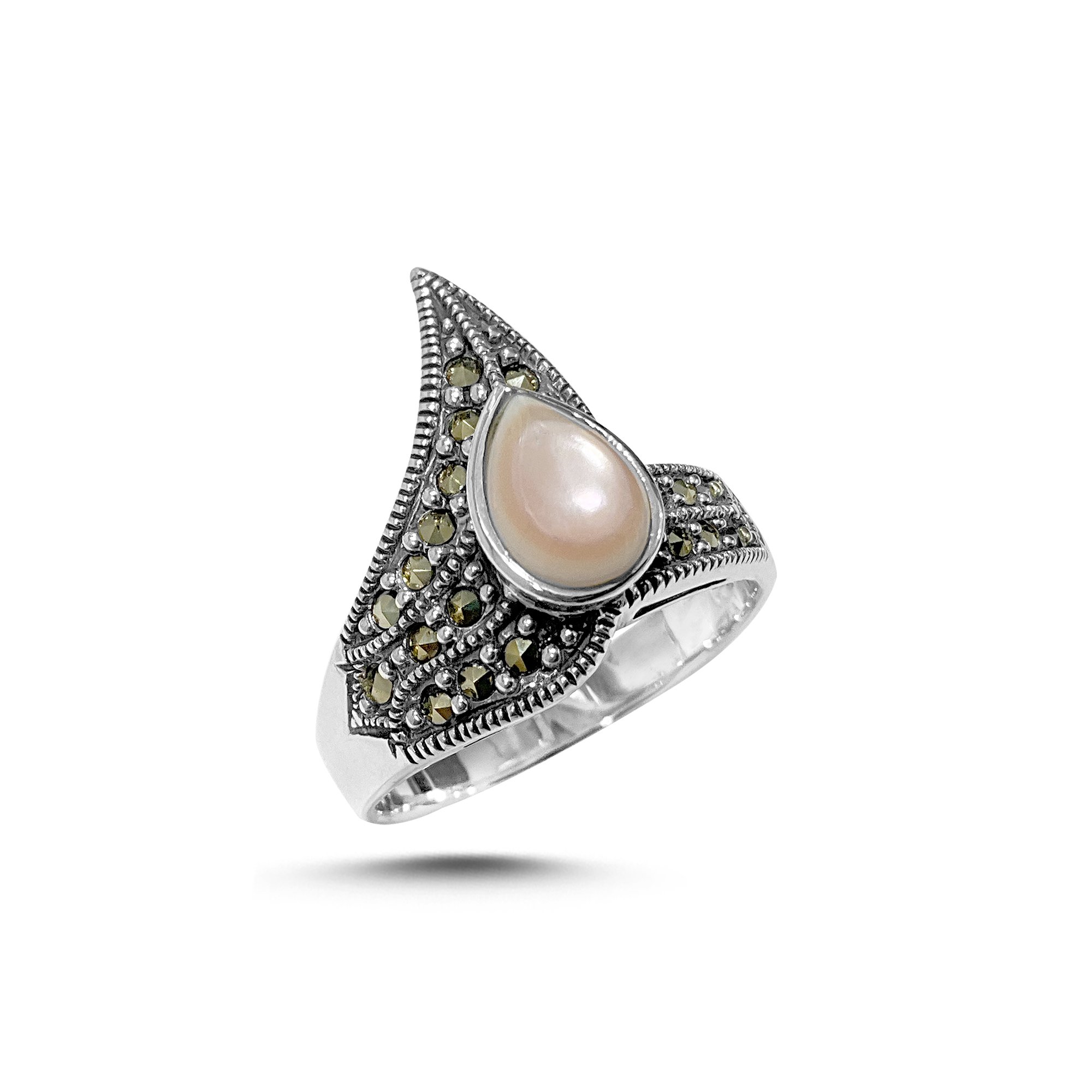 Pink%20Mother%20Of%20Pearl%20&%20Marcasite%20Ring