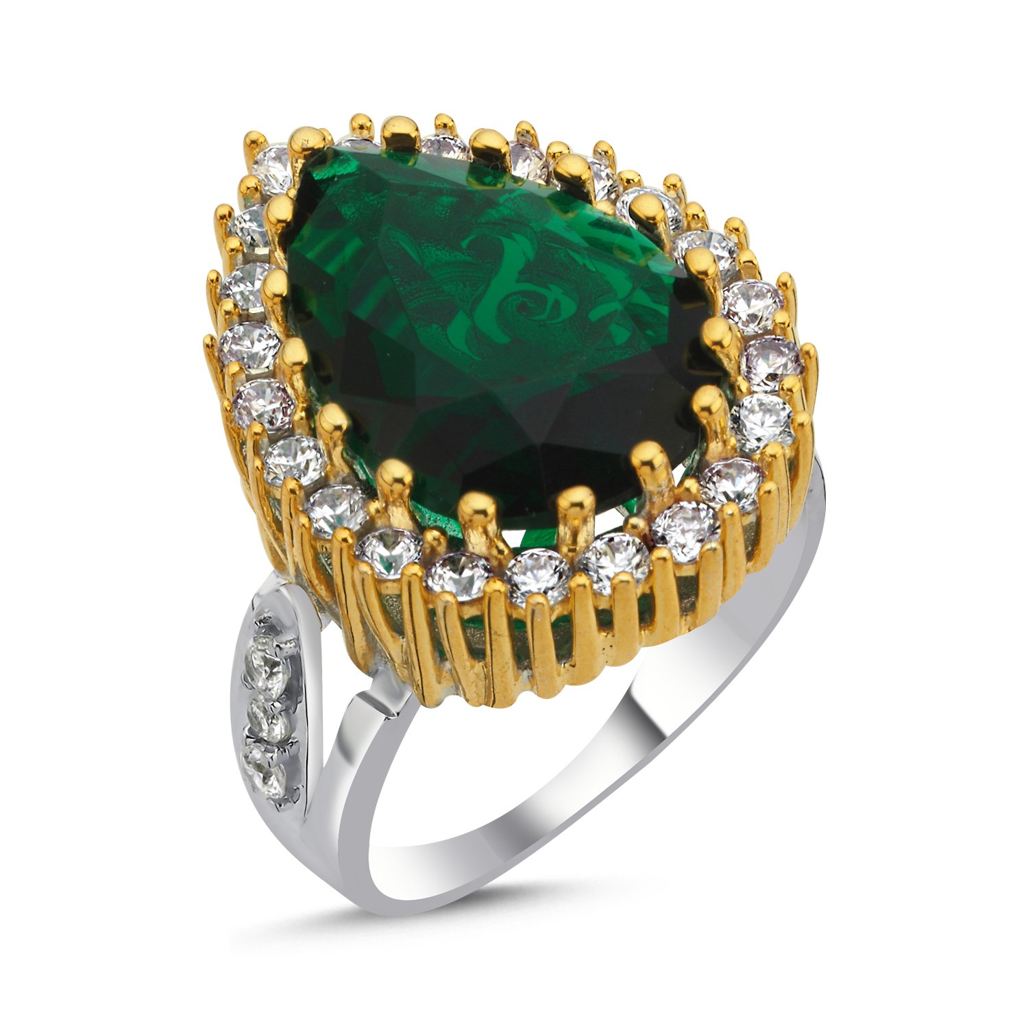 Teardrop%20Emerald%20CZ%20Ring