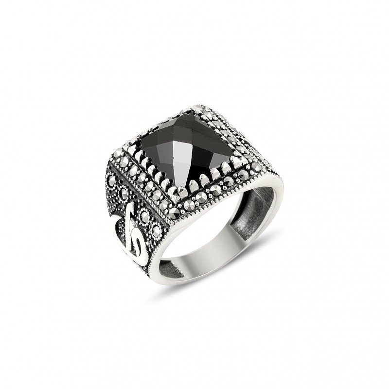 Marcasite%20&%20Onyx%20Ring