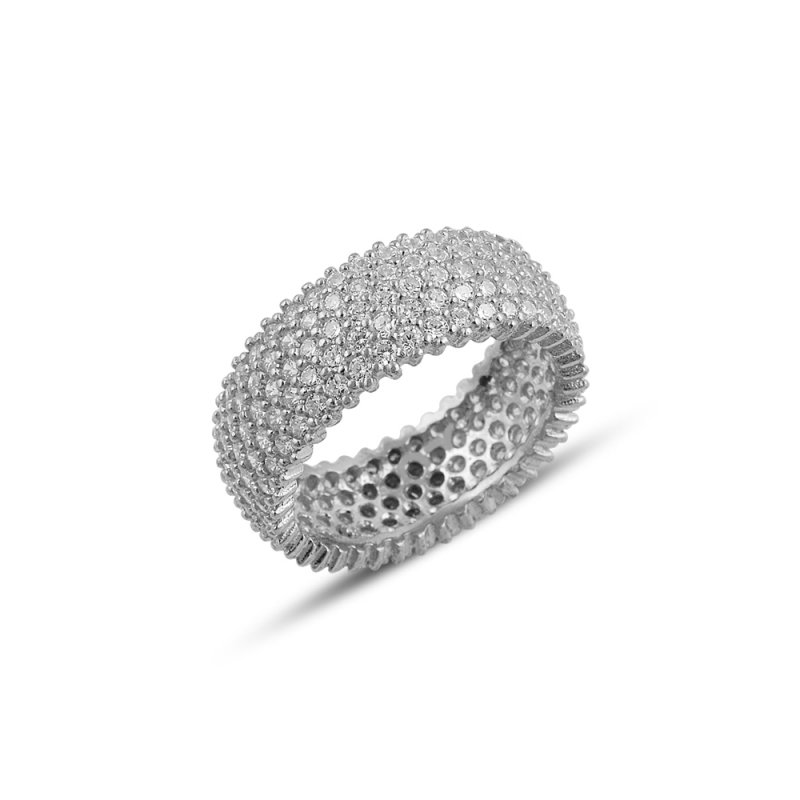 Rhodium%20Plated%20CZ%205%20Row%20Eternity%20Ring