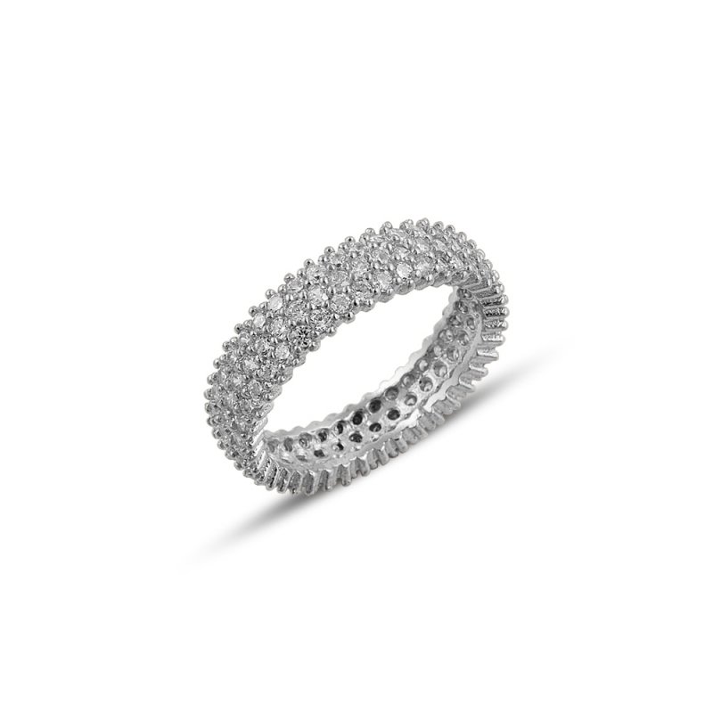 Rhodium%20Plated%20CZ%203%20Row%20Eternity%20Ring