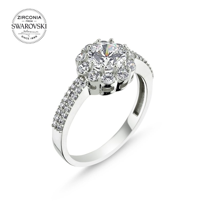 Swarovski%20Zirconia%20Half%20Eternity%20Solitaire%20Ring