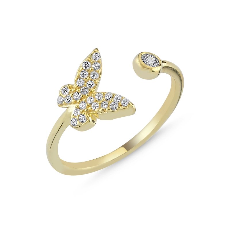 Butterfly%20CZ%20Adjustable%20Size%20Ring-Gold%20Plated