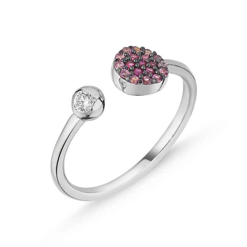 Round%20Shades%20of%20Pink%20CZ%20Adjustable%20Size%20Ring