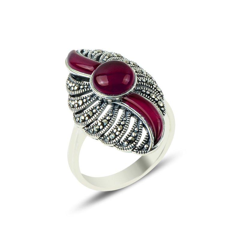 Marcasite%20&%20Agate%20Ring