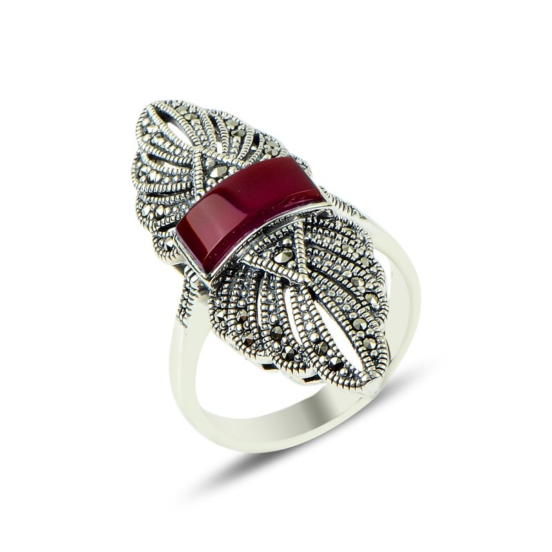 Marcasite%20&%20Agate%20Ring