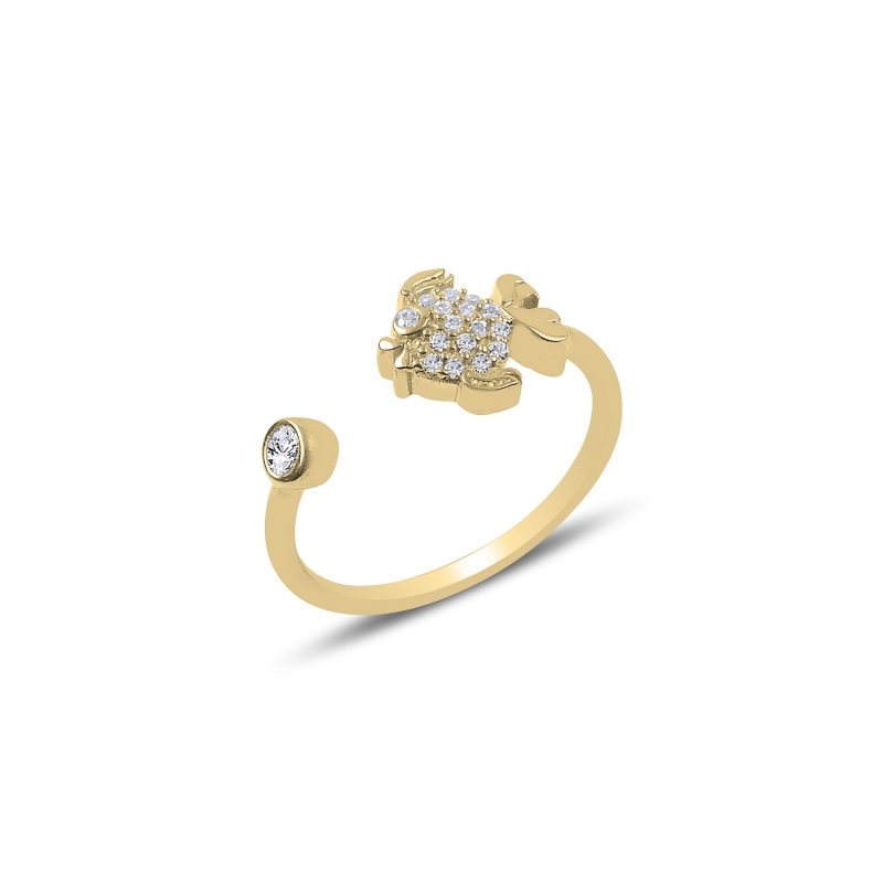 CZ%20Adjustable%20Size%20Fish%20Ring-Gold%20Plated