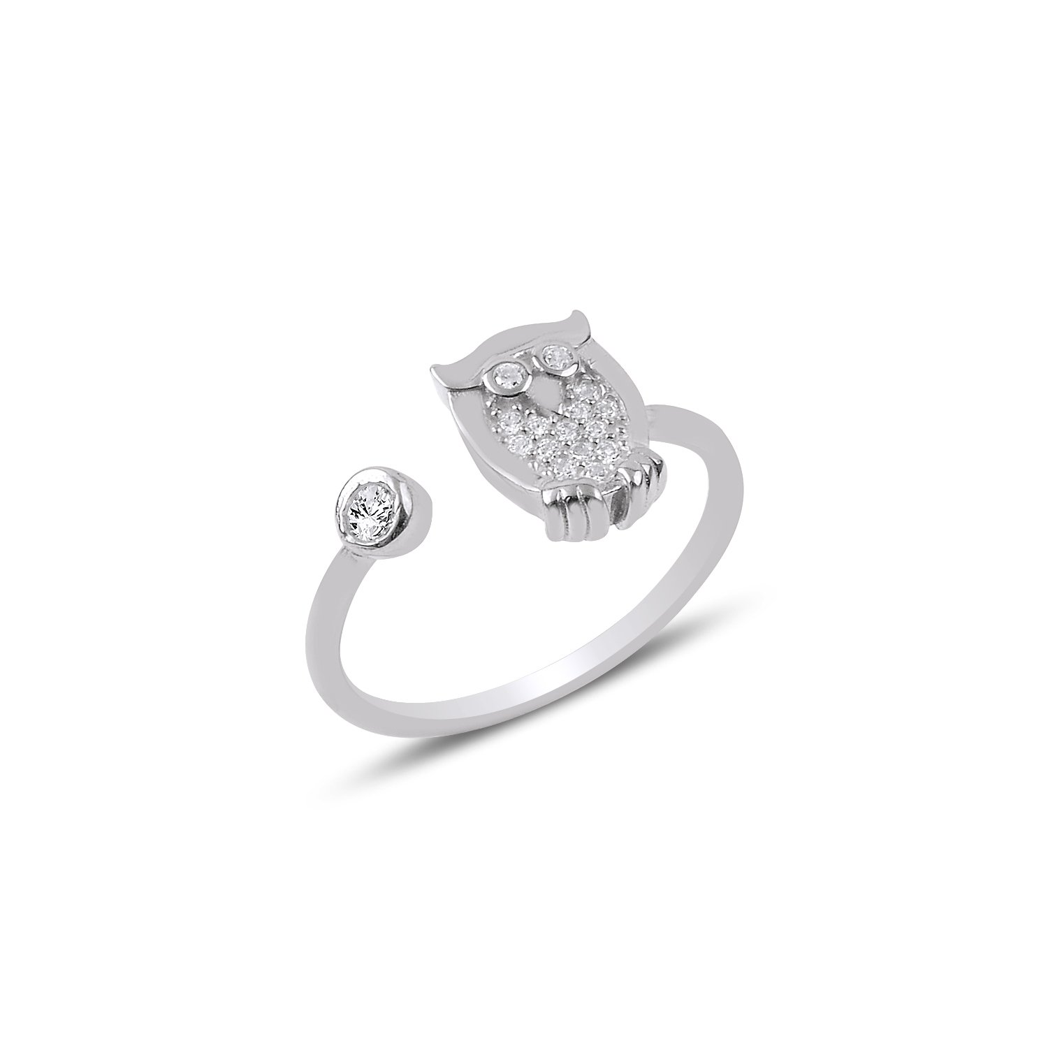 CZ%20Adjustable%20Size%20Owl%20Ring-Rodyum%20kaplama