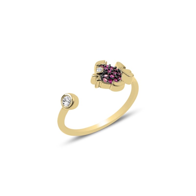 Nano%20Shades%20of%20Pink%20Adjustable%20Size%20Fish%20Ring-Gold%20Plated