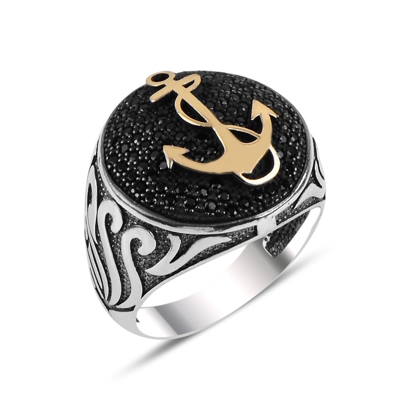 CZ%20Anchor%20Men’s%20Ring