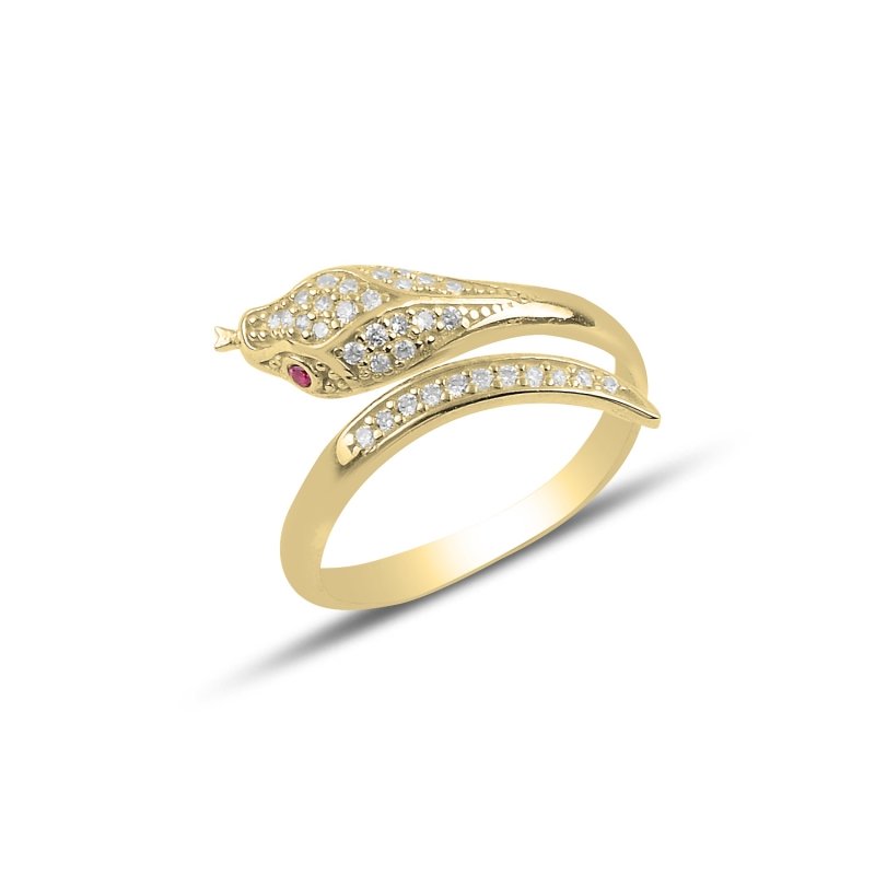 CZ%20Snake%20Ring-Gold%20Plated