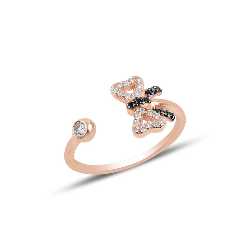 CZ%20Bow%20Ring-Rose%20Gold%20Plated