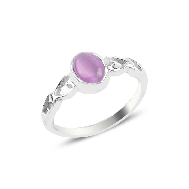 Pink%20Cat’s%20Eye%20Solitaire%20Ring