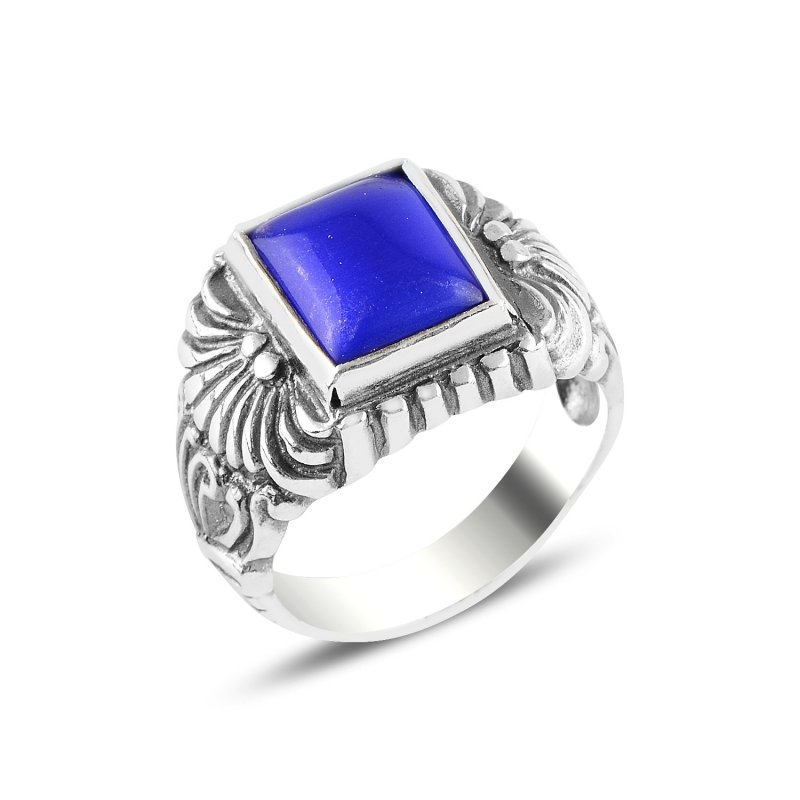 Navy%20Blue%20Cat’s%20Eye%20Ring