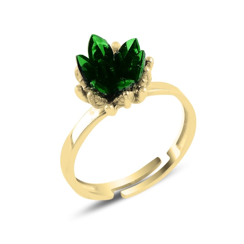 Lotus%20Flower%20Emerald%20CZ%20Ring