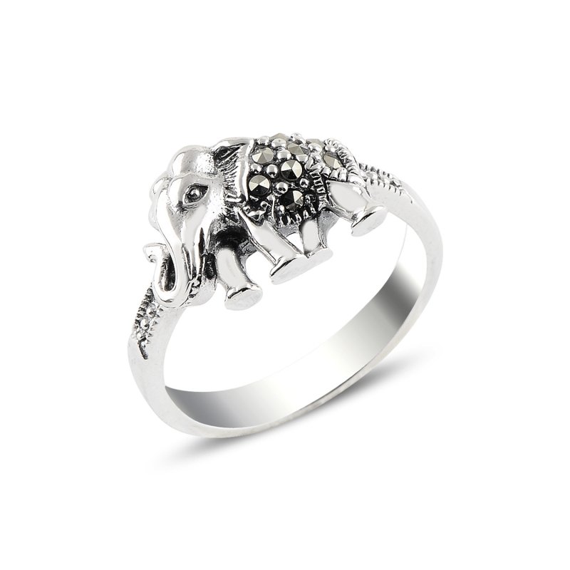 Elephant%20Marcasite%20Ring