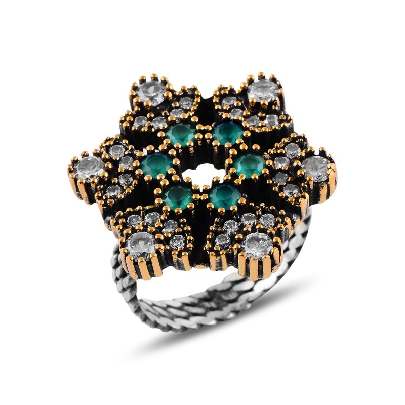 Snowflake%20CZ%20Ottoman%20Style%20Ring