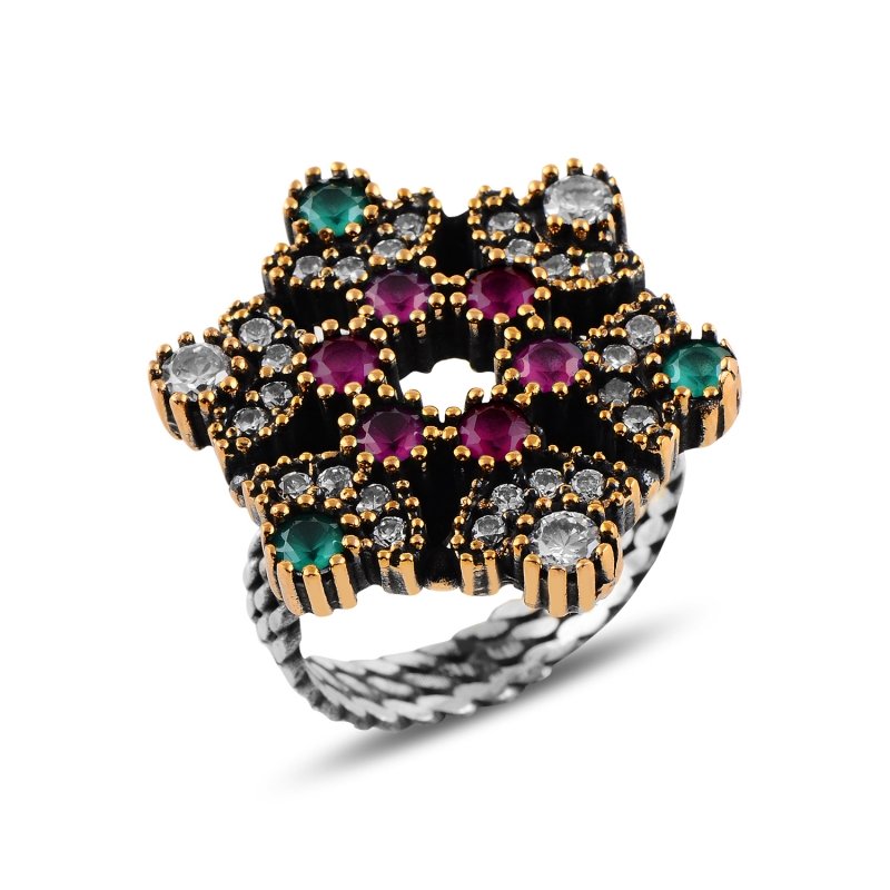 Snowflake%20CZ%20Ottoman%20Style%20Ring