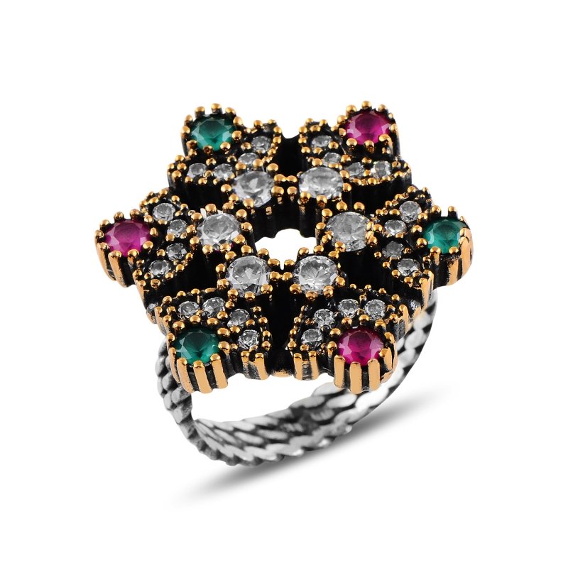 Snowflake%20CZ%20Ottoman%20Style%20Ring