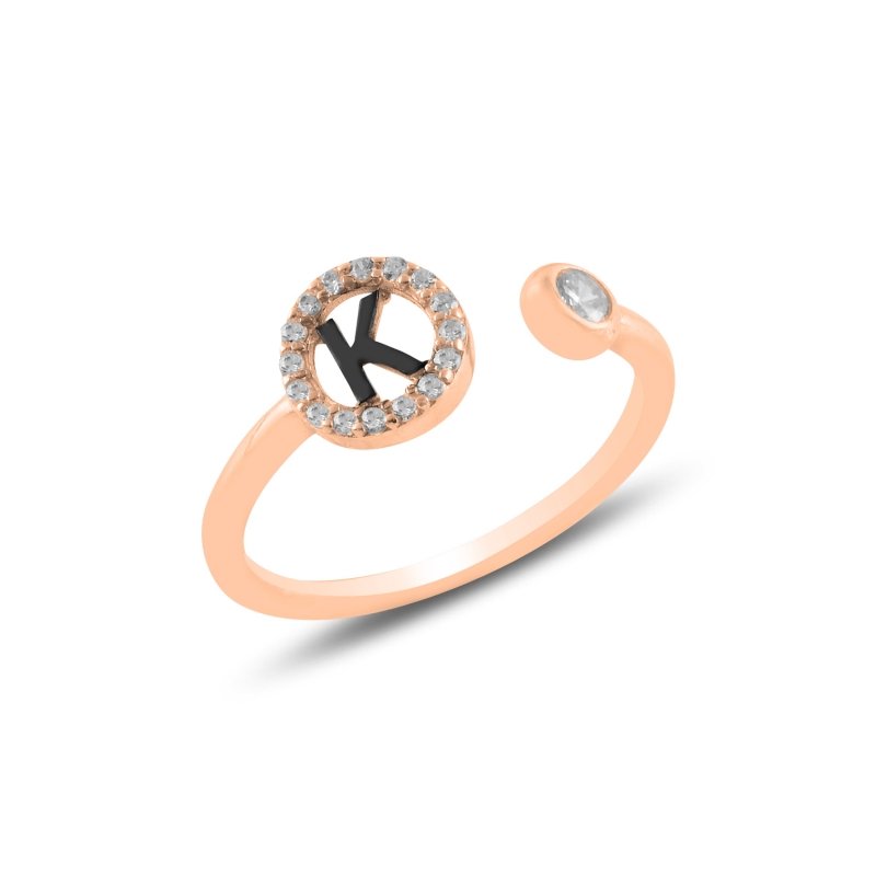 -K-%20Initial%20CZ%20Adjustable%20Size%20Ring-Rose%20kaplama