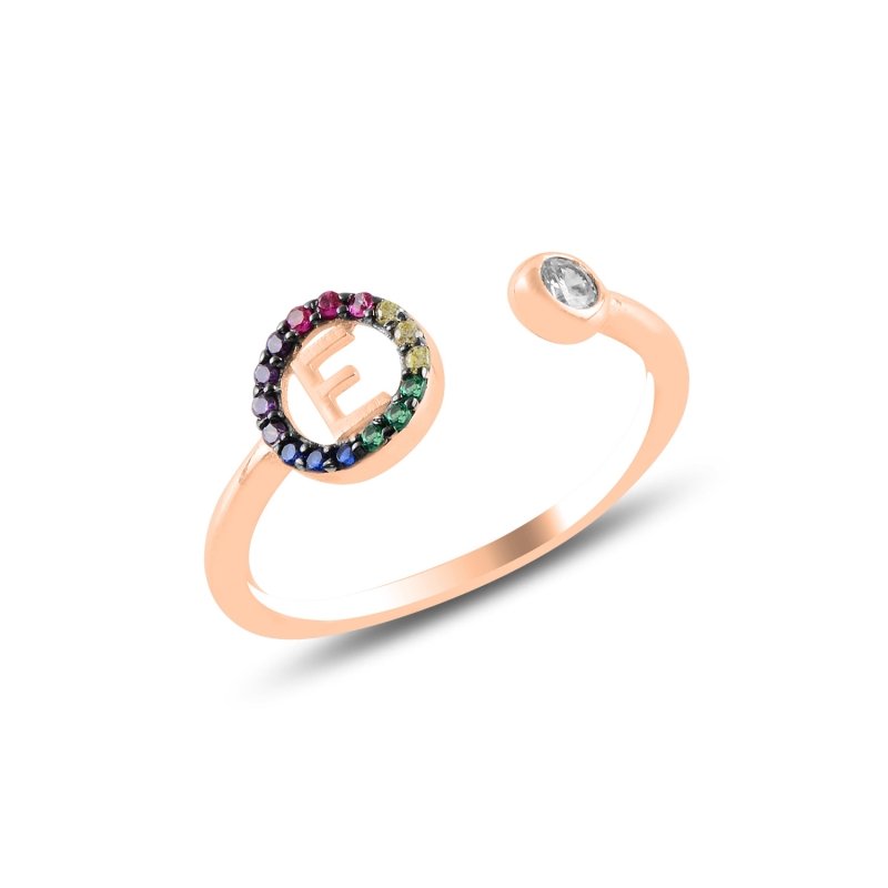 -E-%20Initial%20Mix%20Color%20CZ%20Adjustable%20Size%20Ring-Rose%20kaplama