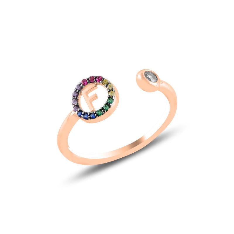 -F-%20Initial%20Mix%20Color%20CZ%20Adjustable%20Size%20Ring-Rose%20kaplama