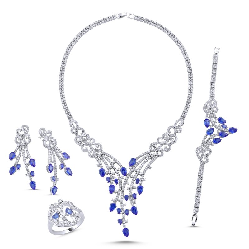 CZ%20Necklace,%20Bracelet,%20Earrings%20&%20Rings%20Bridal%20Set