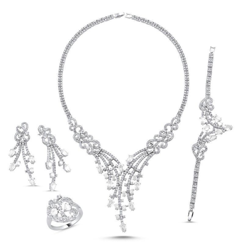 CZ%20Necklace,%20Bracelet,%20Earrings%20&%20Rings%20Bridal%20Set